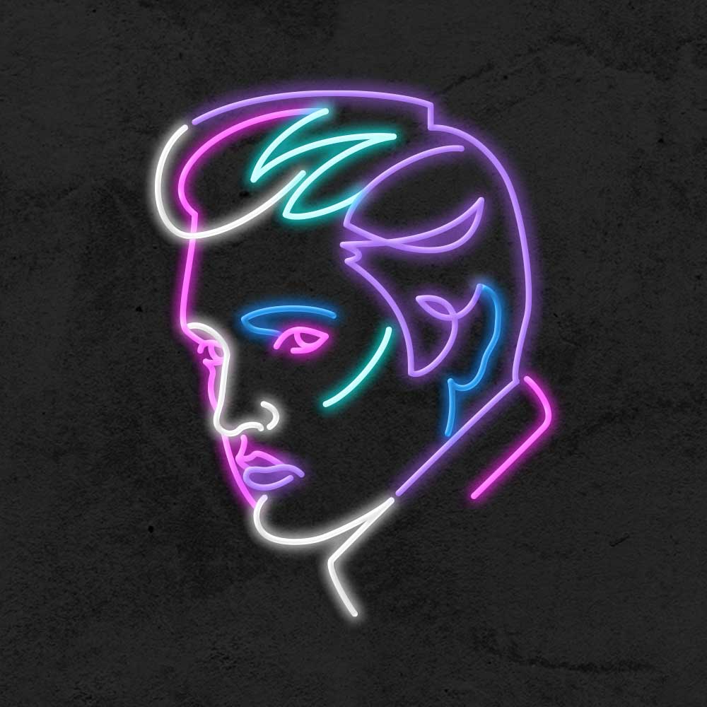 Elvis Neon Sign - Neon Now with FREE Remote Control, Accessories and Woldwide Delivery.