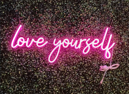 Love Yourself Neon Sign - Neon Now with FREE Remote Contreo, Accessories and Woldwide Delivery.
