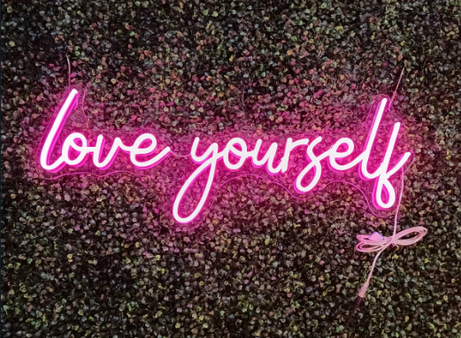 Love Yourself Neon Sign - Neon Now with FREE Remote Contreo, Accessories and Woldwide Delivery.