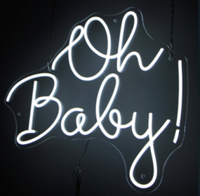 Oh Baby - Neon Now with FREE Remote Contreo, Accessories and Woldwide Delivery.