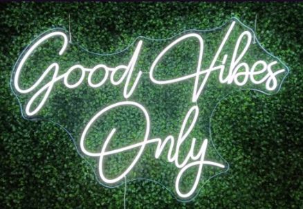 Good Vibes Only Neon Sign