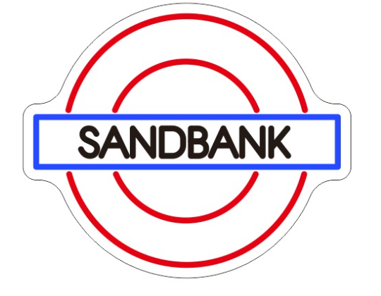 SANDBANK Underground Sign - Exclusive