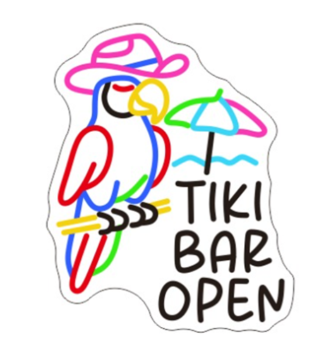 TIKI BAR OPEN - Exclusive - Neon Now with FREE Remote Control, Accessories and Woldwide Delivery.