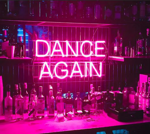 Dance Again Neon Sign