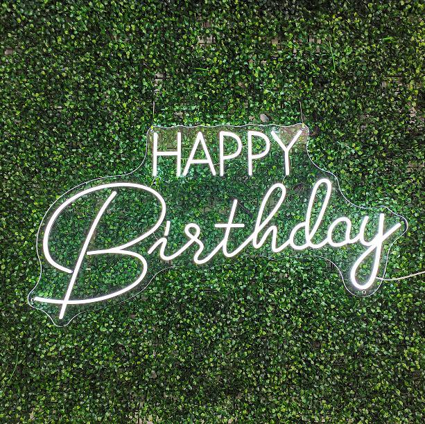 Happy Birthday LED Neon Sign