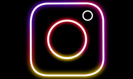 LED Neon Instagram Logo sign
