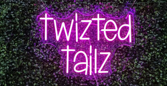 custom LED neon sign with dimmable lighting effect