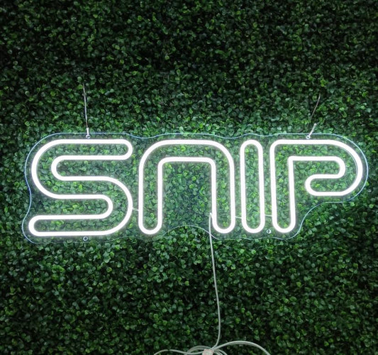 SNIP Neon Sign