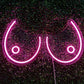 breast cancer awareness neon sign