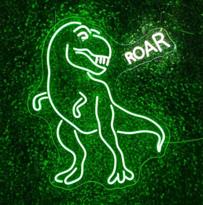 T-Rex Roar Neon Sign