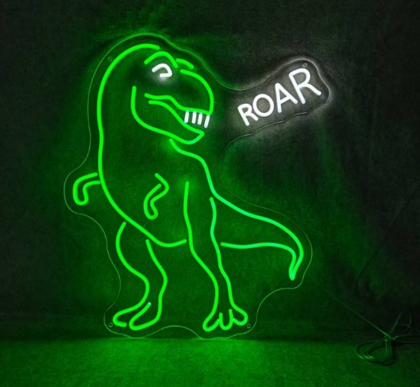 T-Rex Roar Neon Sign