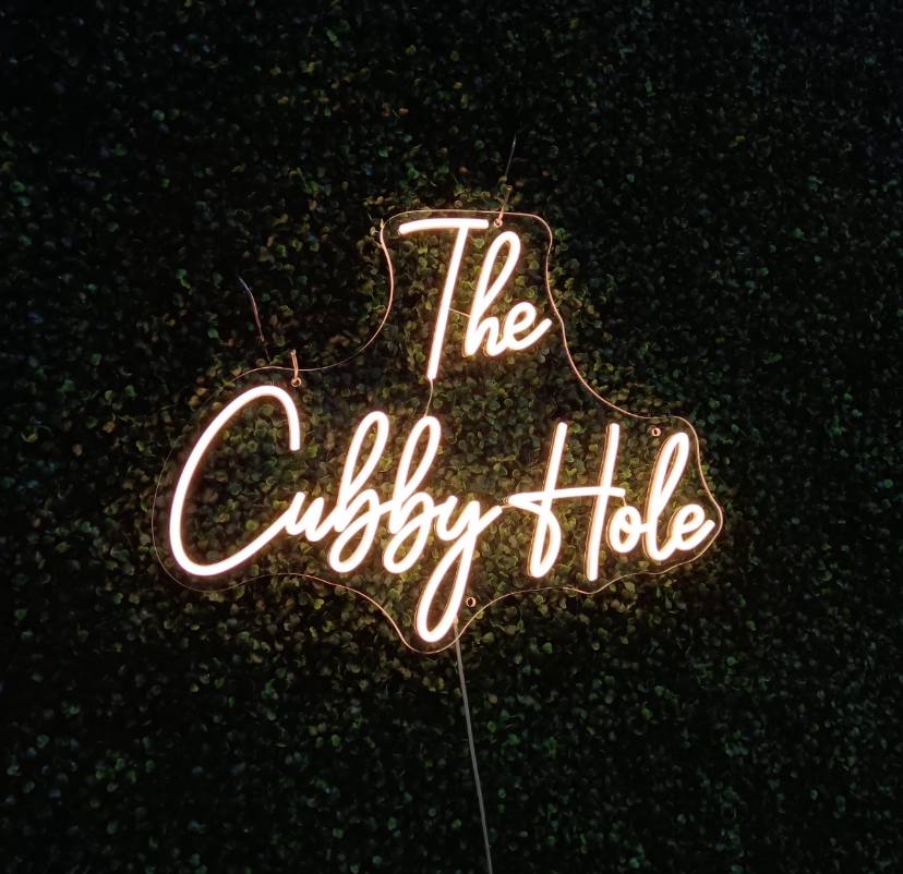 The Cubby Hole Neon Sign