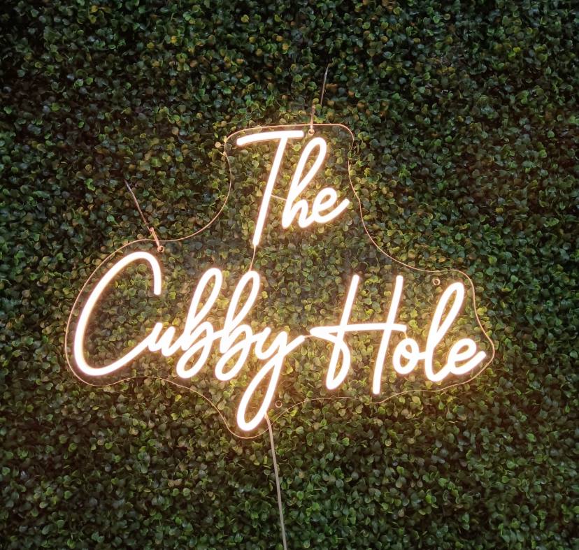 The Cubby Hole Neon Sign