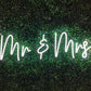 Mr &amp; Mrs Neon Sign