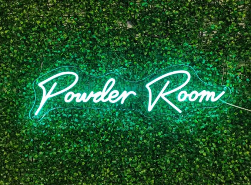 Powder Room Neon Sign