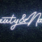 Beauty and Nails Neon Sign