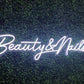 Beauty and Nails Neon Sign