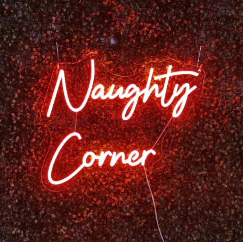 Naughty Corner Neon Sign