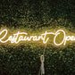 Restaurant Open Neon Sign