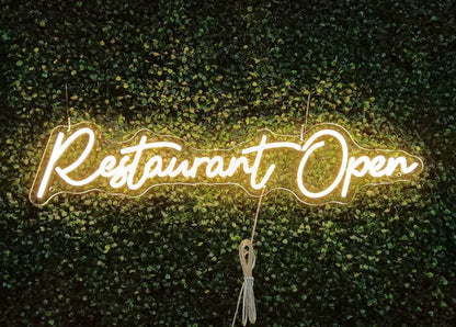 Restaurant Open Neon Sign