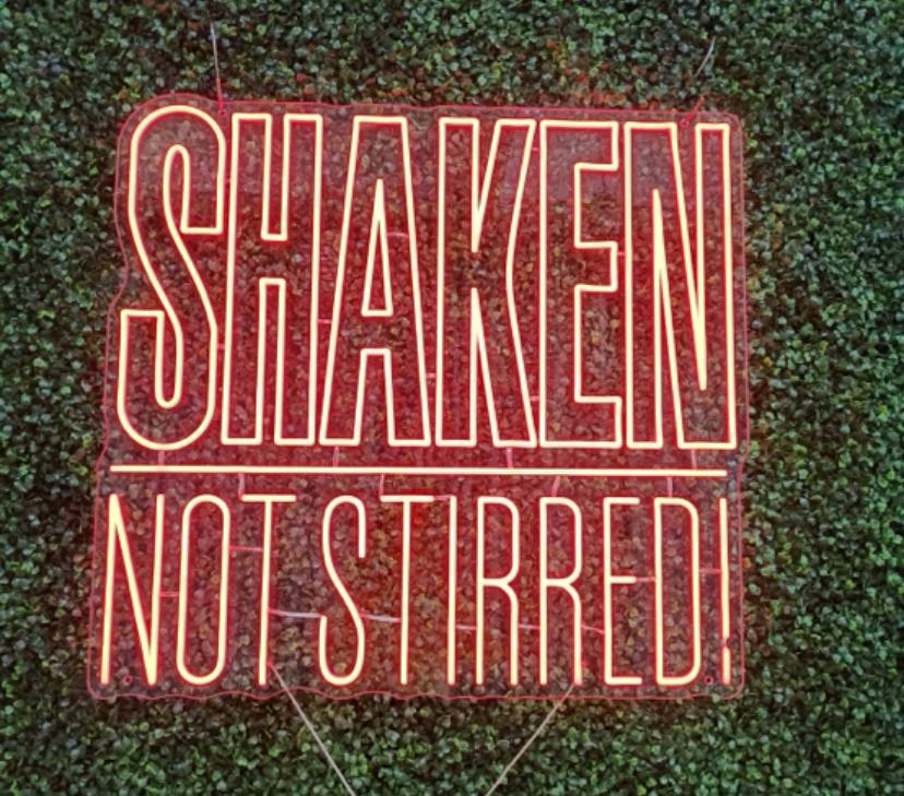 Shaken, not stirred Neon Sign