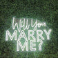 Will you MARRY ME Neon Sign