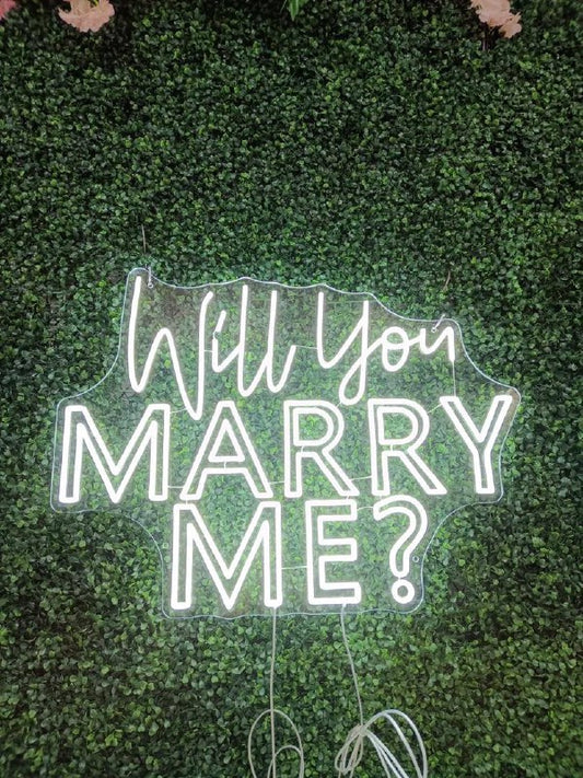 Will you MARRY ME Neon Sign