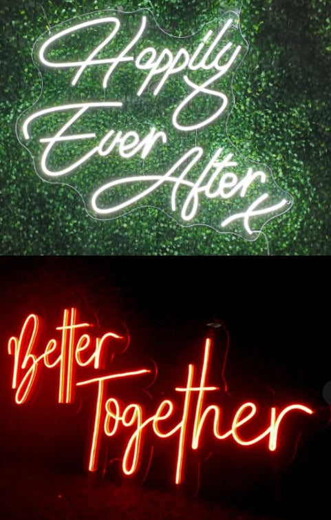 Wedding LED Neon Sign Multi Sign Package 2 - *SAVE UP TO £140*