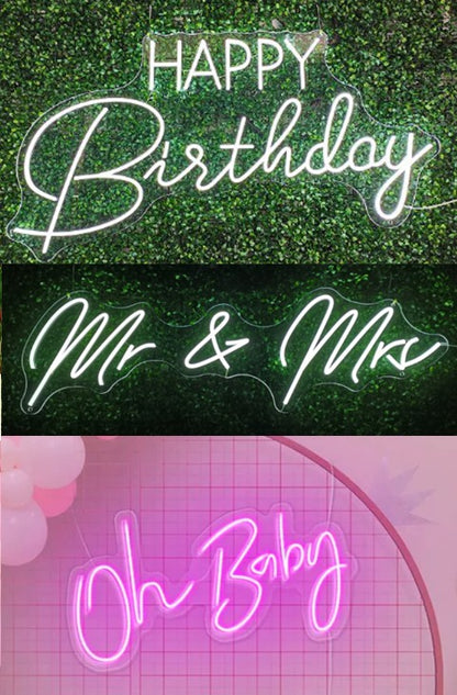 Celebration Neon Sign