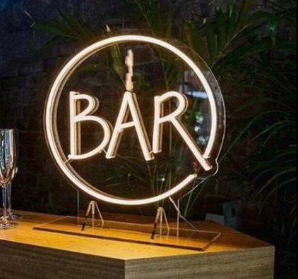 LED Neon Sign with Stand