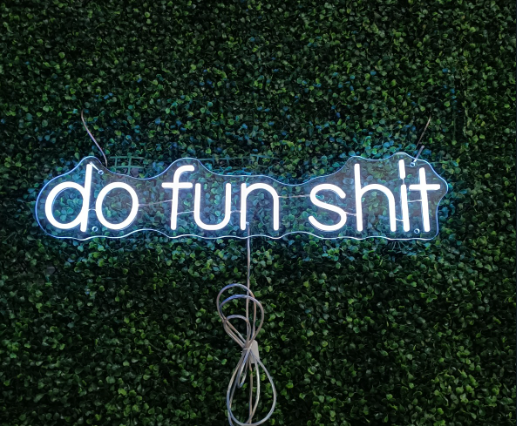 Do fun shit Neon Sign