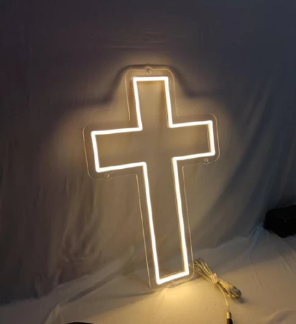 Cross Neon Sign