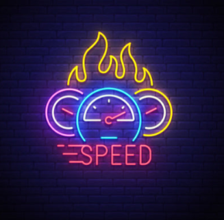 Speed Neon Sign