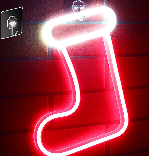 Christmas Stocking Neon Sign