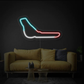 Monza Grand Prix Track Neon Sign