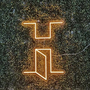 Personalised Neon Sign in Orange