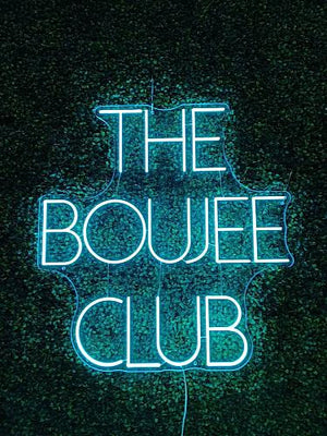 Personalised Neon Sign in Light Blue
