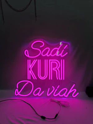Personalised Neon Signs in Pink