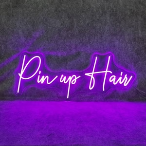 Personalised Neon Sign in Violet