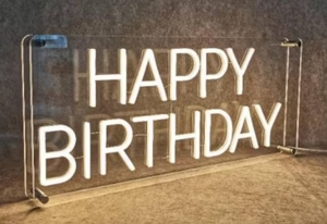 Box Framed Personalised Neon Sign