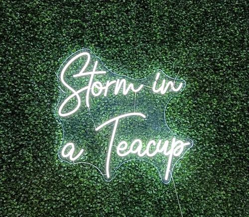 Storm in a teacup Neon Sign