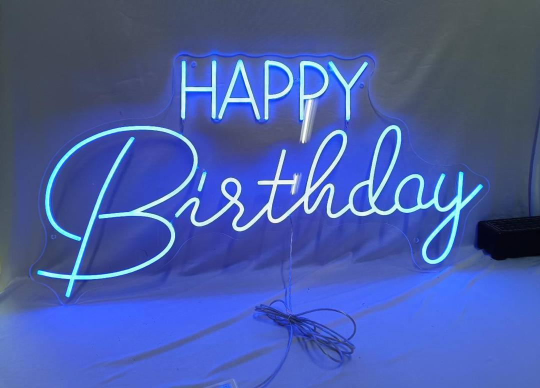 Happy Birthday LED Neon Sign