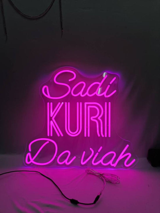 Pink LED Neon Sign