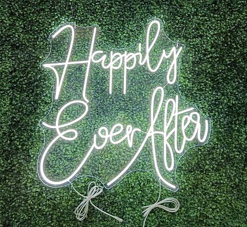 Happily Ever After LED Neon Sign