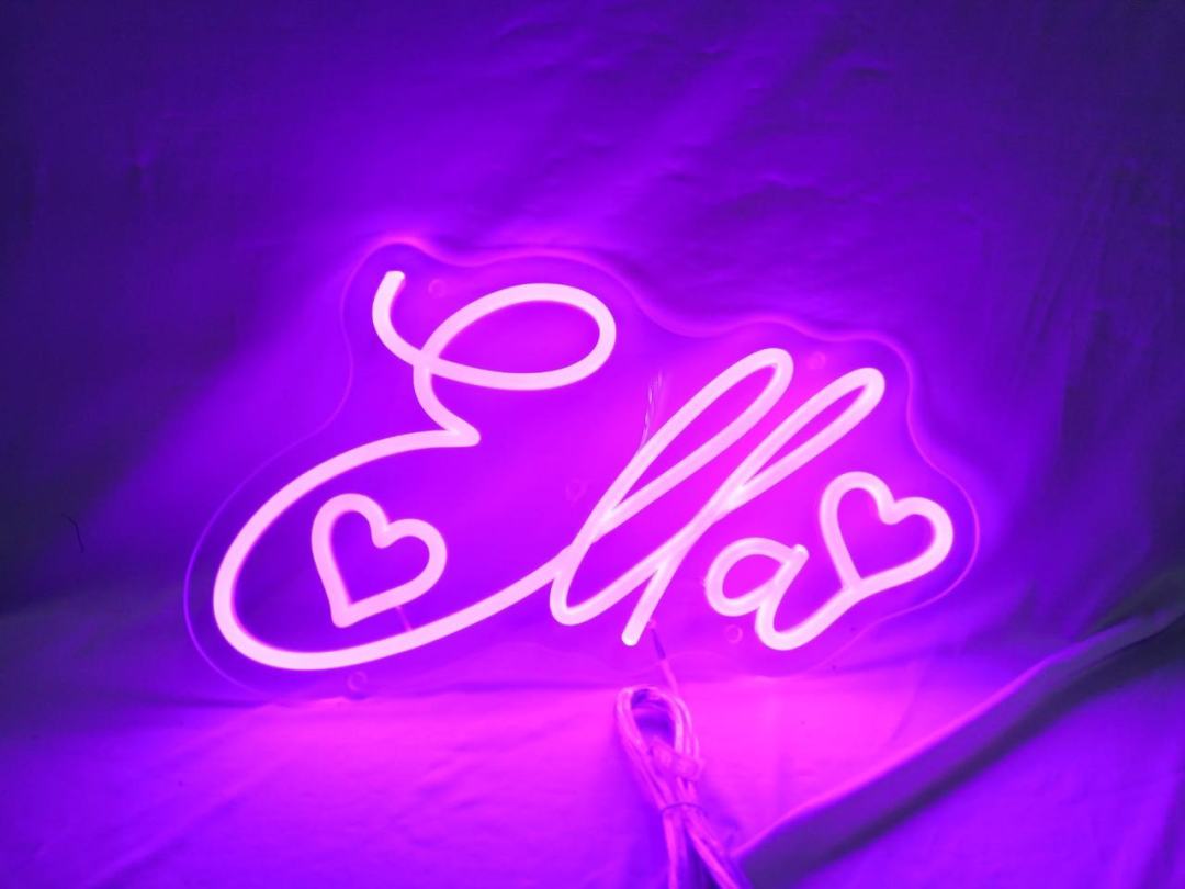 Violet LED Neon Sign