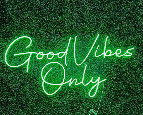 Green LED Neon Sign