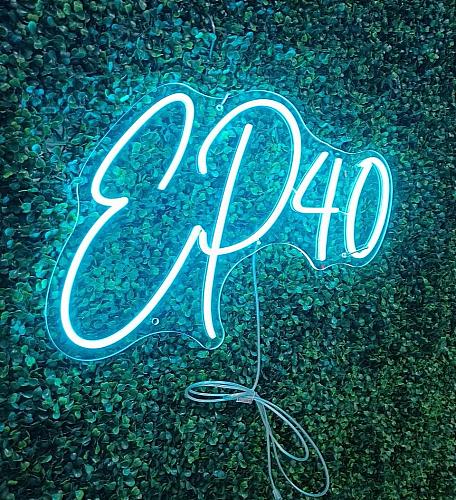 Light Blue LED Neon Sign