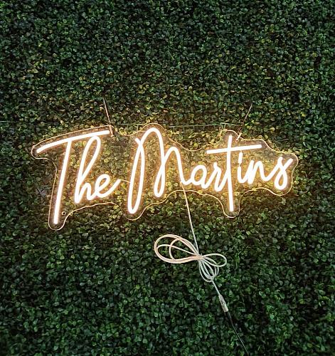 Wedding LED Neon Sign in Warm White