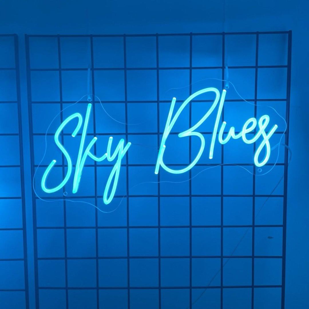 Sky Blues LED Neon Sign