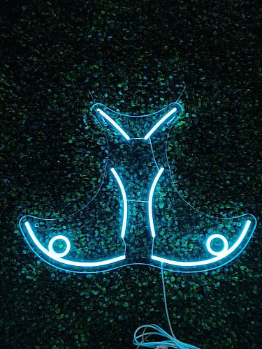 ice Blue LED Neon Sign